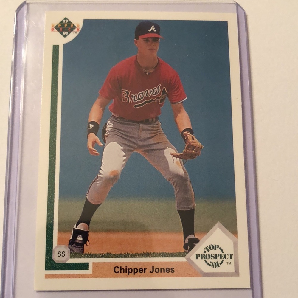 Mint condition Chipper Jones 1990 Top Prospect card